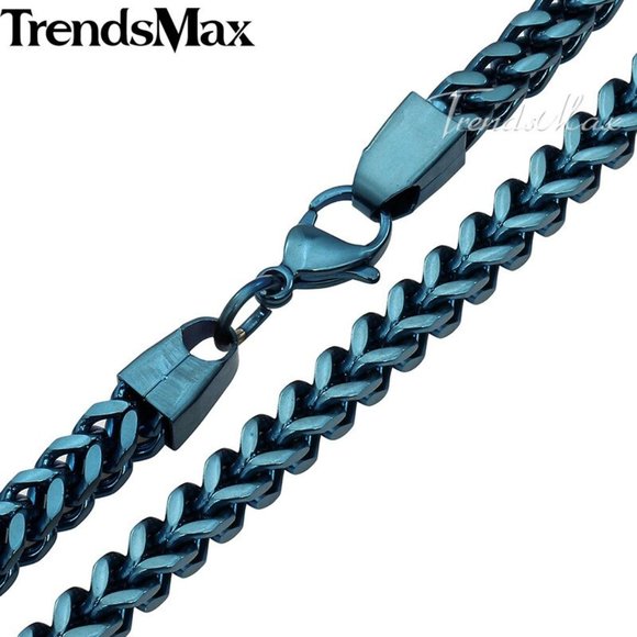 Chaine ACIER INOXYDABLE stainless steel bleue FRANCO modèle - Picture 2 of 3